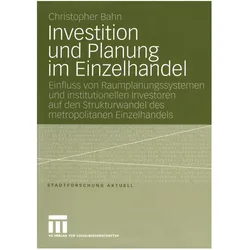 Investition und Planung im Einzelhandel, Fachbücher von Christopher Bahn