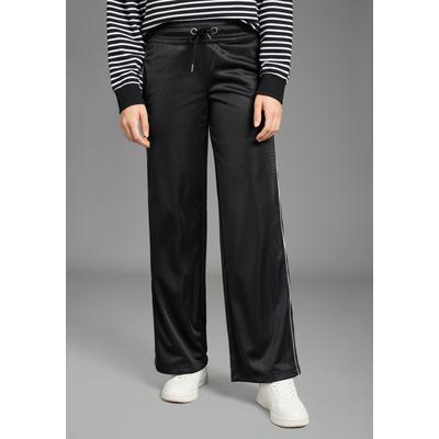 Sporthose KANGAROOS, Damen, Gr. 34, N-Gr, schwarz, Trikot, Obermaterial: 100% Polyester, bequem knöchellang, Hosen Sporthose, casual Trikot-Hose, bequemer Schnitt, mit Bindeband am Bund