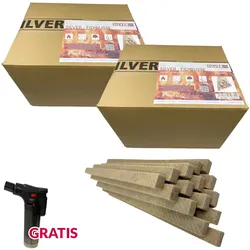 800 SILVER FIDIBUSSE® Anzünder | Kaminanzünder | Ofenanzünder | Grillanzünder