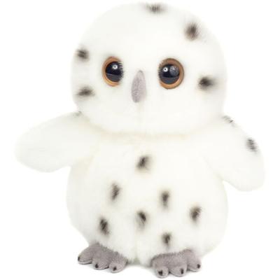 Teddy Hermann 94172 - Schneeeule, Eule, Plüschtier, 16 cm