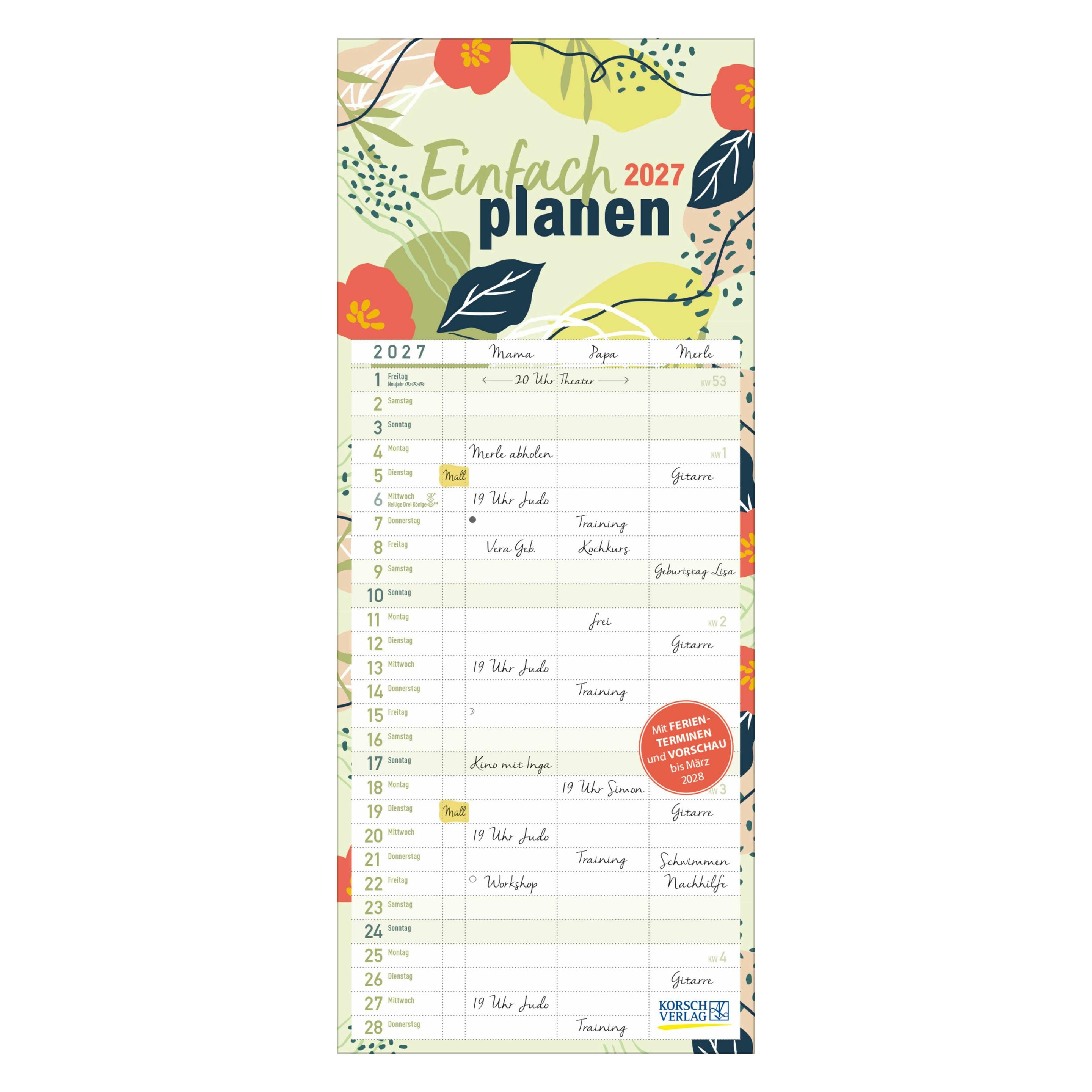 Korsch Einfach planen 2027 (Spezial) (69984742)