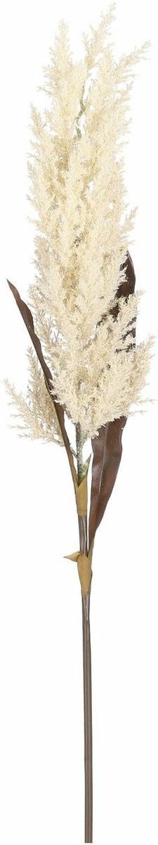 Mica Decorations Pampasgras pluim losse steel - Wit - 88 cm - Decoratie kunstbloemen