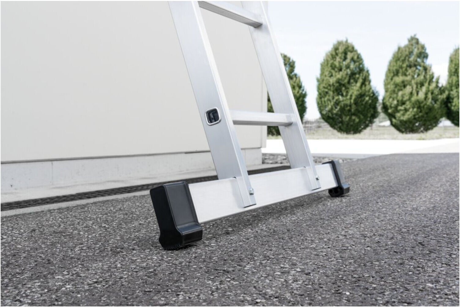 MUNK Alu-Schiebeleiter Stand-Traverse 2x18 Sprossen (020818)