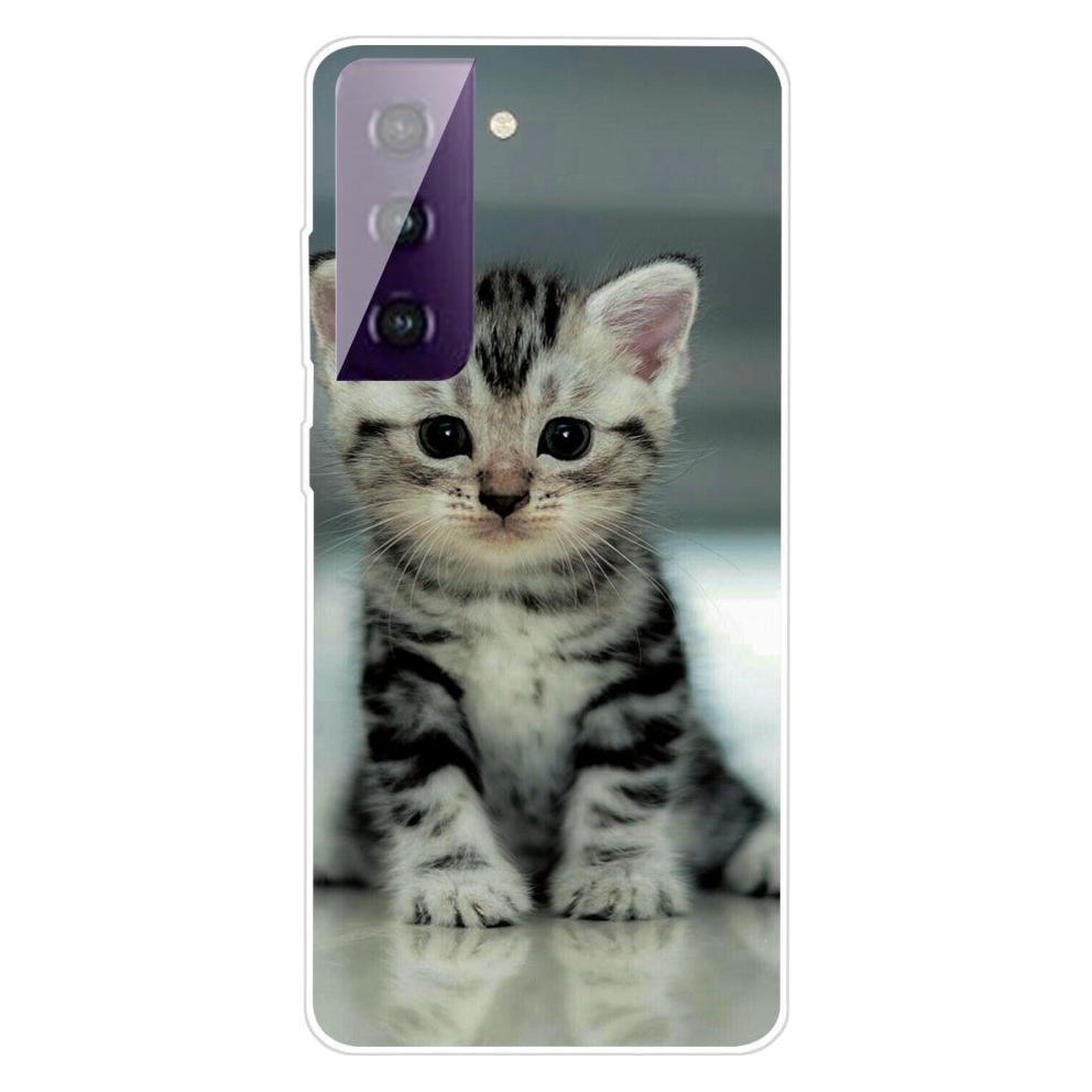 Cover-Discount Galaxy S21 FE - Silikon Gummi Hülle Kätzchen (Samsung Galaxy S21 FE) (101235614P)
