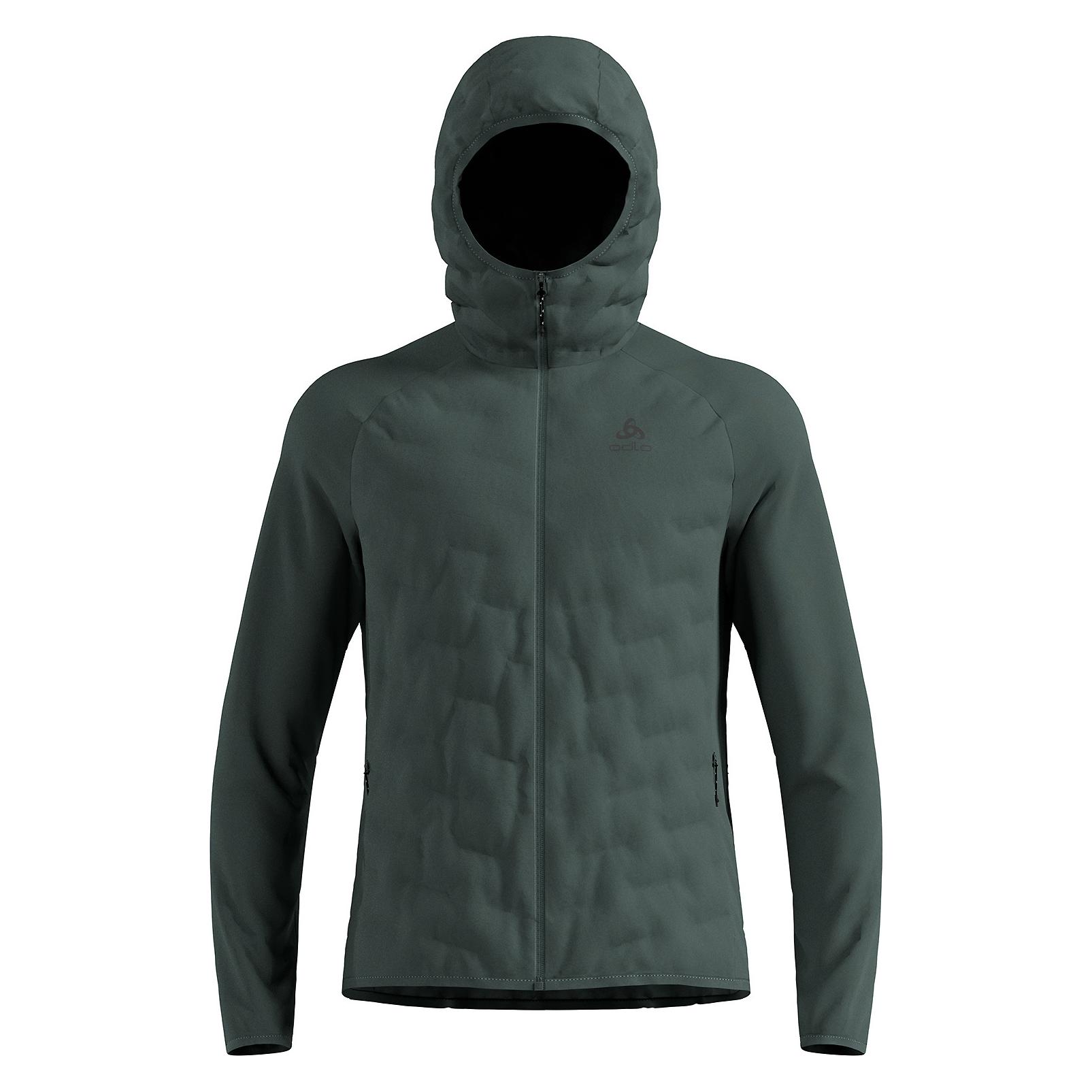 Odlo Zeroweight Insulator Hybrid Mid Layer mit Kapuze und Reissverschluss (XXL) (62277210877XXL)