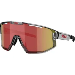 BLIZ FUSION Sonnenbrille 2026 transparent dark grey/red