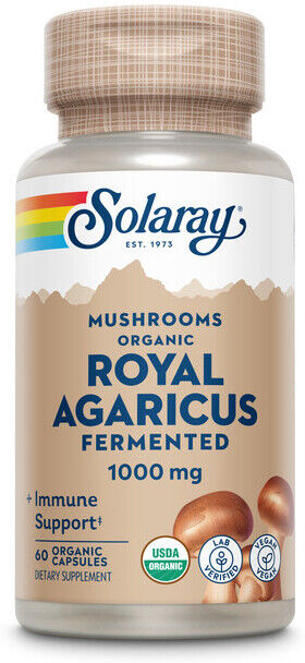 Solaray Royal Agaricus 500 mg 60 Vegetable Capsules