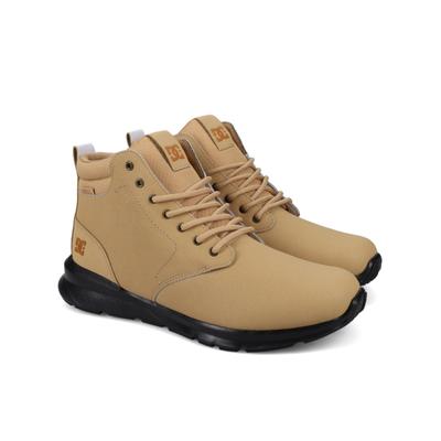 Stiefel DC SHOES "Mason 2", Herren, Gr. 9(42), beige (tan, schwarz), Obermaterial: Leder [Kuh] / Futter: Textil / Außensohle: Gummi., Schuhe Stiefel