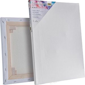 Idena Keilrahmen 60010, 50 x 60 cm, Leinwand auf Holzrahmen, 380 g/m²