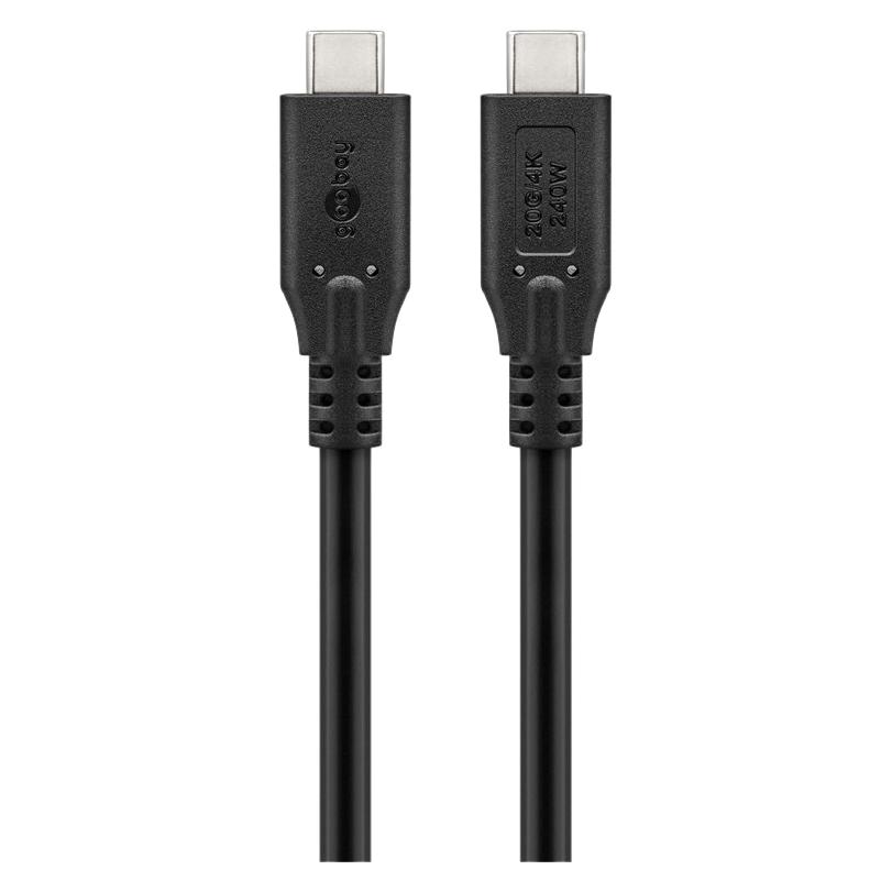 Goobay USB C - USB C (1 m, USB 4, 240 W) (74187)