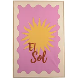 Bild EL SOL (BHT 60x90x2,80 cm) - pink - BHT 60x90x2,80 cm