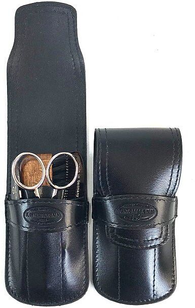 HAMMANN Herren-Bart-Set (Schwarz, 4-teilig) EG