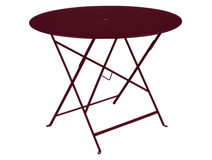 Bistro Tisch, Stahl, Ø 96 cm, Kompakt & Wetterfest, Klassisch/Modern, Fermob
