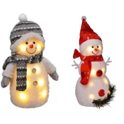 Gravidus Deko Schneemann Set Weihnachtsdeko
