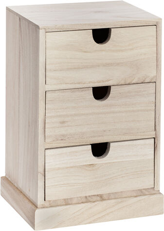 Schränkchen aus Holz, 15,5 x 11 x 24 cm.