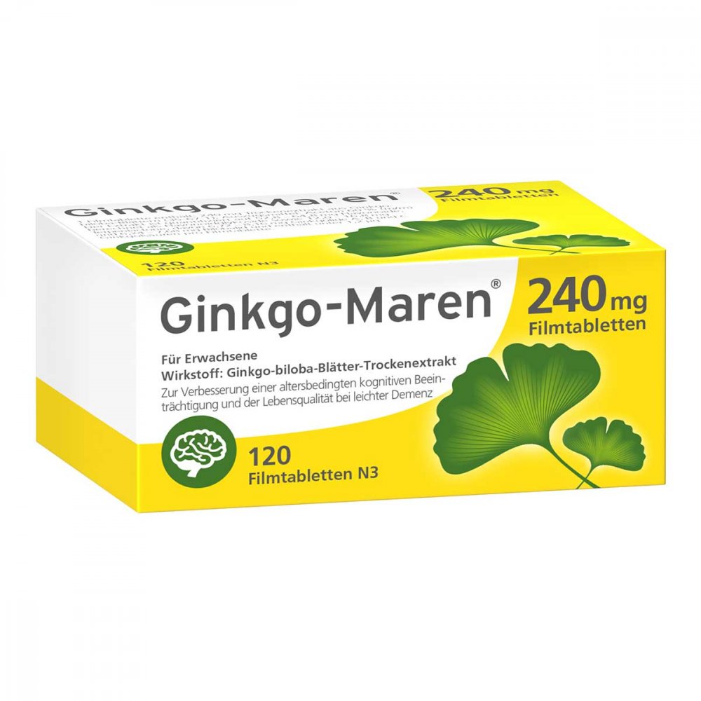 HERMES Arzneimittel GmbH Ginkgo-maren 240 mg Filmtabletten 12580497