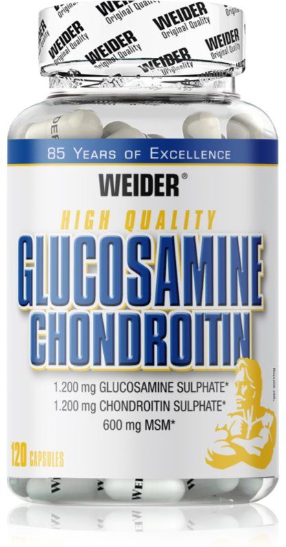 Weider Glucosamine&Chondroitin + MSM Gelenknährstoffe in Kapseln 120 KAP