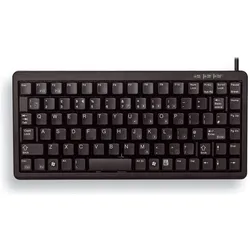 Cherry Kompakt (DE, Kabelgebunden), Tastatur, Schwarz