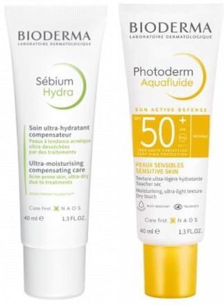 Bioderma Sébium Hydra 40ml + Photoderm Aquafluide FPS50+ 40ml