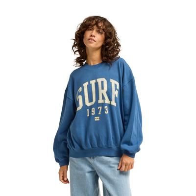 Sweatshirt BILLABONG "Kendall Aloha", Damen, Gr. M, navy, Obermaterial: 80% Baumwolle, 20% Polyester., Sweatshirts Sweatshirt