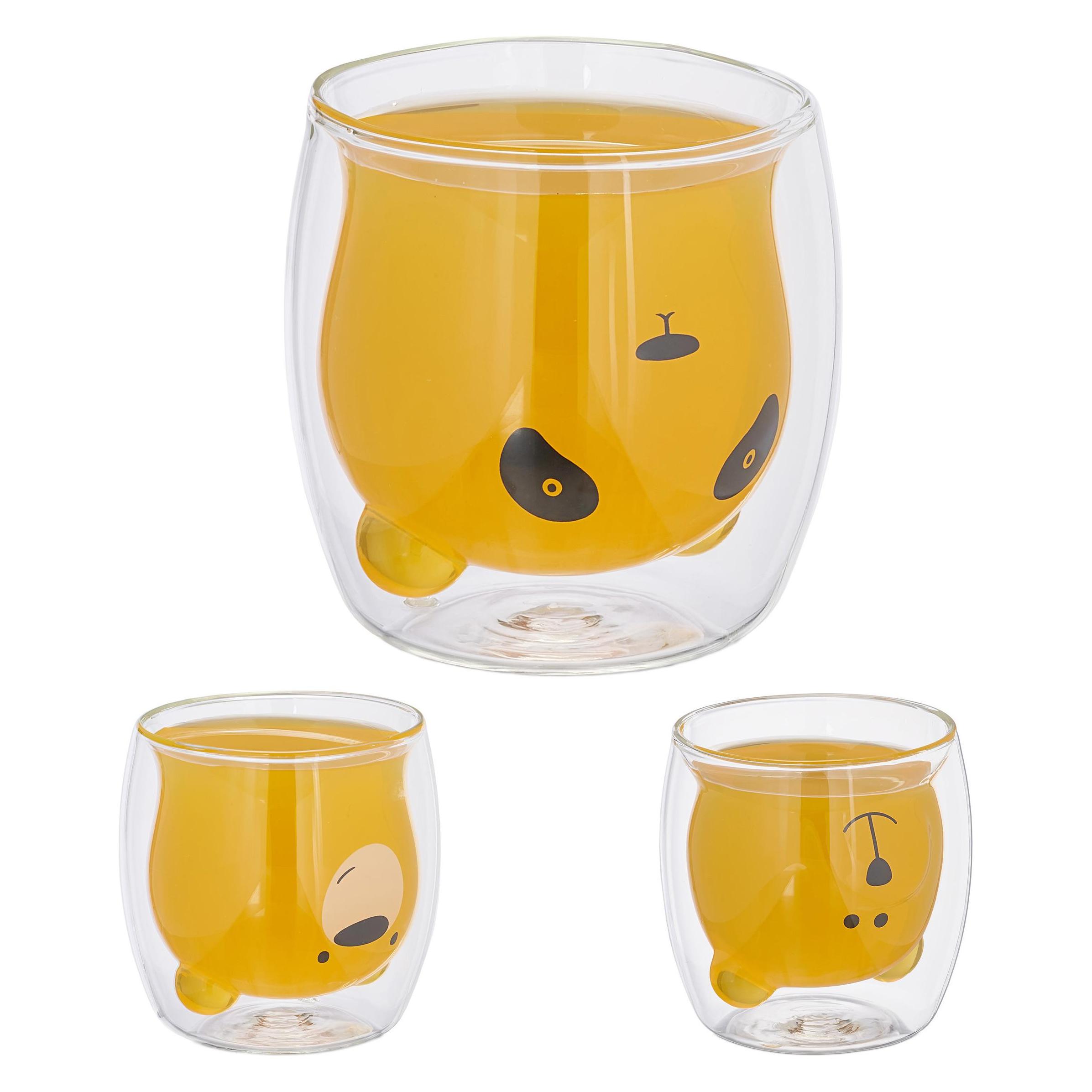 Relaxdays Doppelwandige Gläser (0.30 l, 3x) (4052025422783)