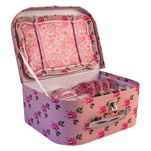 Magni Tea set in suitcase, with flowers ( 3903 ) (3903)
