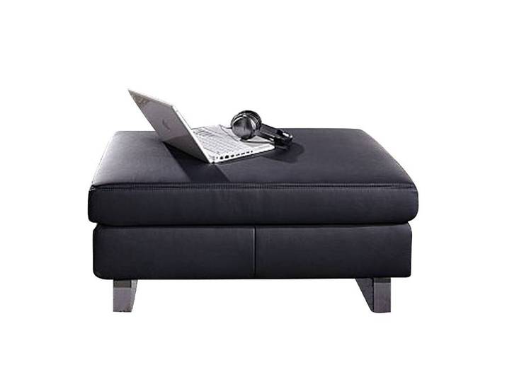 Repose-pieds 92 x 40 x 56cm Noir/Noir