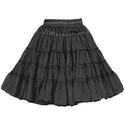 Thetru Petticoat Deluxe schwarz 3-lagig - für Fasching (One Size)