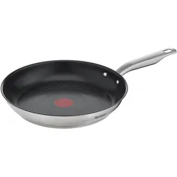 Tefal Virtuoso Pfanne 28cm (E4910625), Edelstahl, Antihaftbeschichtung - PTFE, Pfanne + Kochtopf, Schwarz