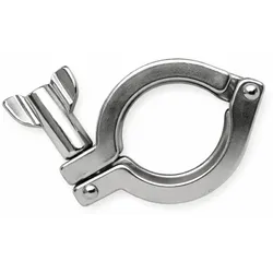 Verschluss-Klammer aus Edelstahl für CLAMP-Kupplung – bis 25 bar  / (für Clamp-Größe) 64 mm