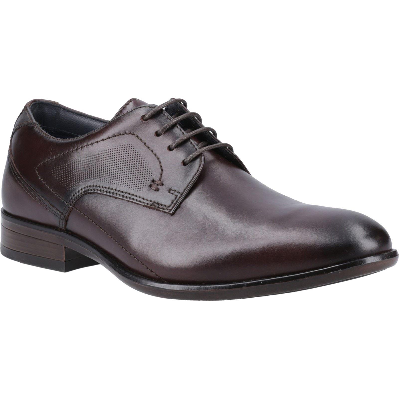 Pod Carl Leder Herren Kastanienbraune Schnürschuhe