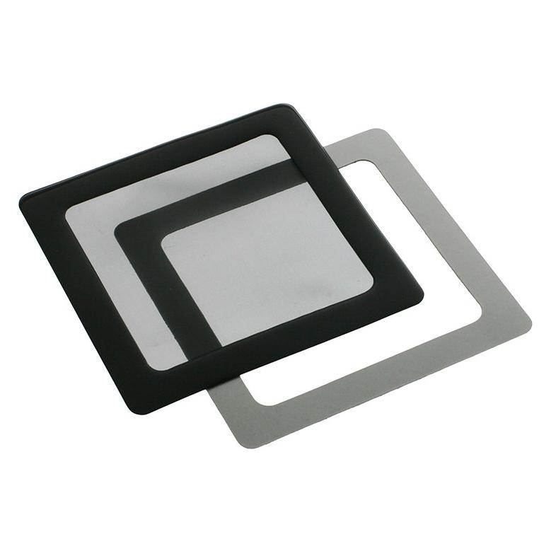 DEMCiflex Dust Filter 120mm - black/black (120mm Square black mesh /magns)