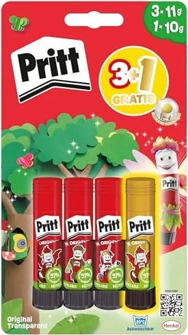 Pritt Klebestift 3+1 11g BTS2024 Abenteuer in der Natur