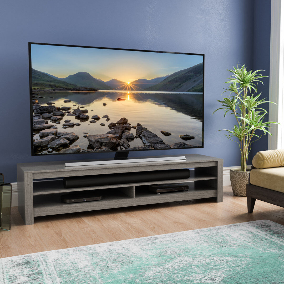 Latitude Run Aradia TV Stand for TVs up to 85" Grey 85"