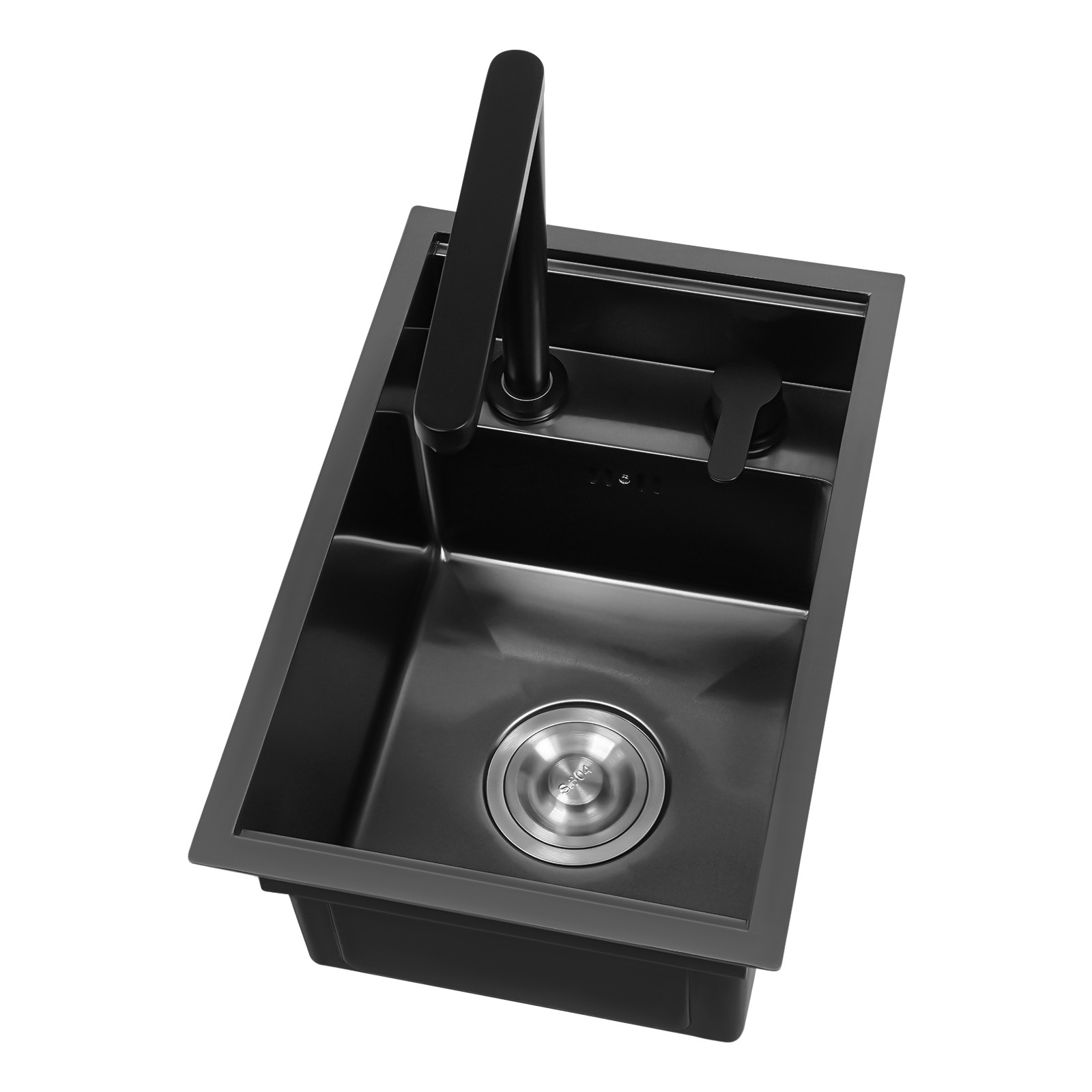 Easybuy Keukenwastafel Inbouw Spoelbak Zwart