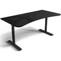 Arozzi Arena - Bureau Gaming - Gunmetal - Gris Foncé, Gaming Tisch, Grau, Schwarz