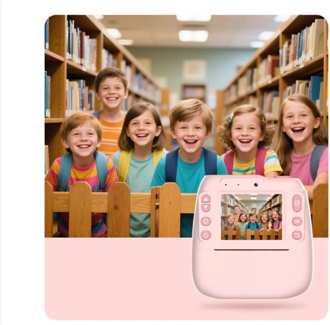 INF Sofortbildkamera mit Drucker und 32GB Speicherkarte – 48MP Fotos, 2.4-inch IPS Bildschirm, 1080p Video, USB-C Laden Grün