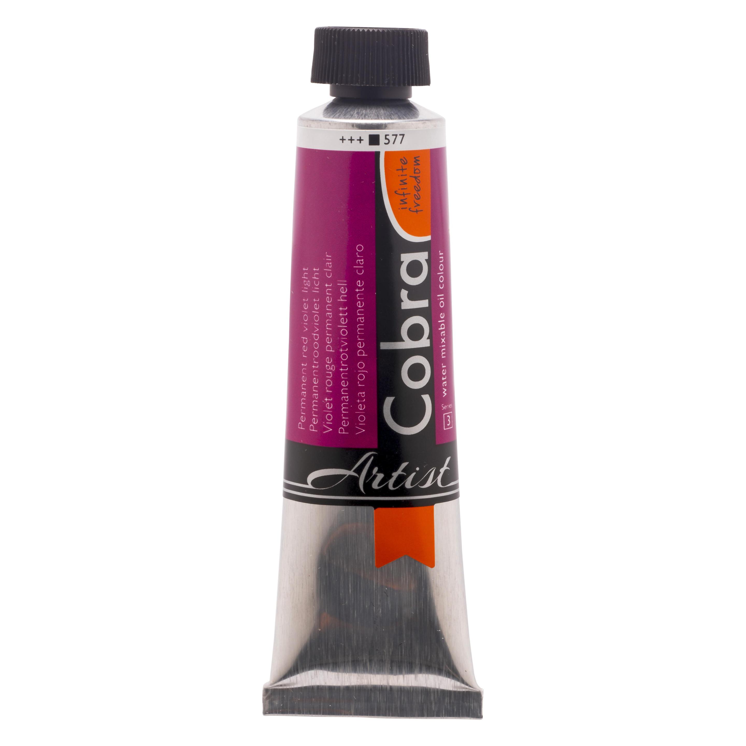 Talens Oelfarbe Cobra wasservermalbar Permanentrotviolett hell (40 ml) (21055770)