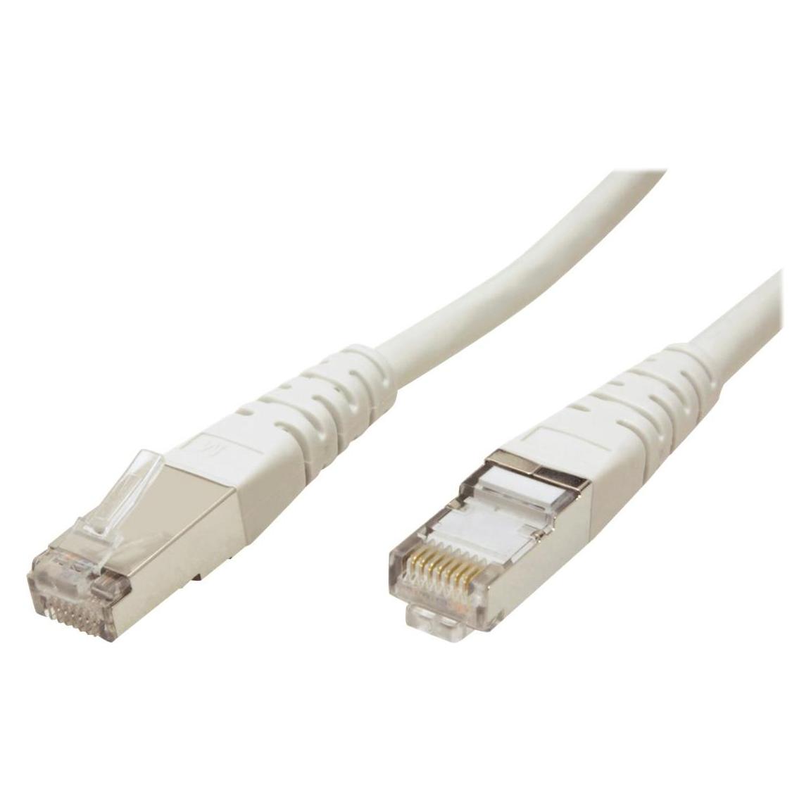 Roline Patch Cable S/FTP, RJ45-RJ45 grey (PiMF, S/FTP, CAT6, 1 m) (21.15.0831)