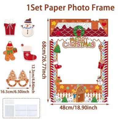 Uplift Treasures Christmas Photo Frame Holiday Tabletop Decoration 1