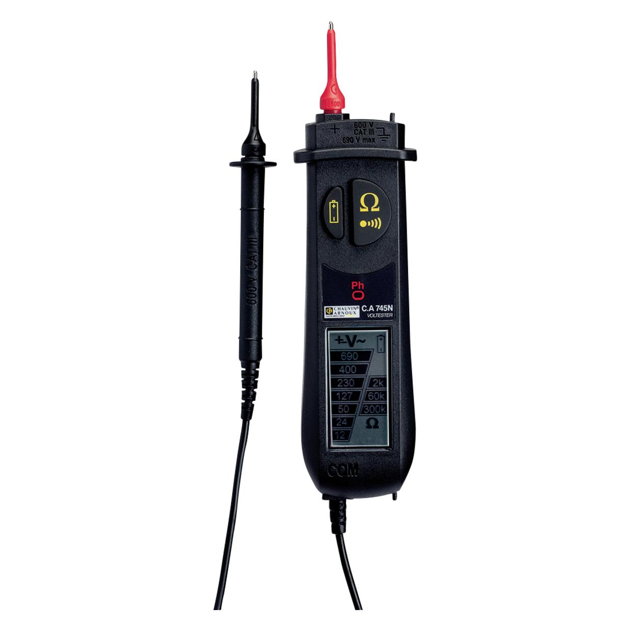 Chauvin Arnoux Zweipoliger Spannungsprüfer C. (CAT III 600V) (P01191743Z)