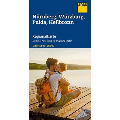 ADAC Regionalkarte 12 Nürnberg, Würzburg, Fulda, Heilbronn 1:150.000, Sonstige von , MairDuMont, 978-3-8264-1415-2