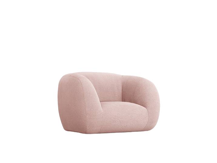 Design Sessel „Essen“ Bouclé Puderrosa chosen by Bloomingloft