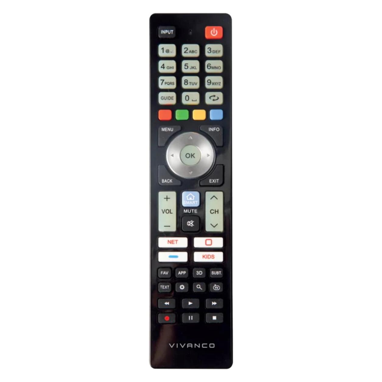 Vivanco Universal Fernbedienung VVREMOTE4IN1 (Universal Fernbedienung, Infrarot) (VVREMOTE4IN1)