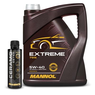 Mannol 5 L Extreme 5W-40 + 250 ml Ceramo Ester GRATIS DAZU [Hersteller-Nr. 40984923]