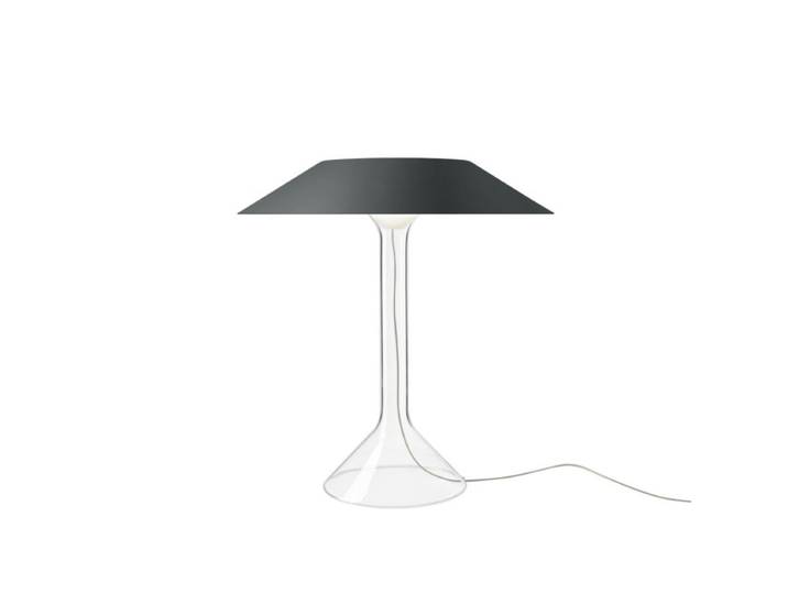 Foscarini Tischleuchte Chapeaux, Touchdimmer, aus glänzendem Gl