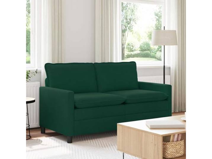 ZQQLVOO Sofa Dunkelgrün 156 x 81 x 87,5 cm Samt Stabiler Metallrahmen, Ergonomisches Design, Pflegeleicht, Einfache Montage