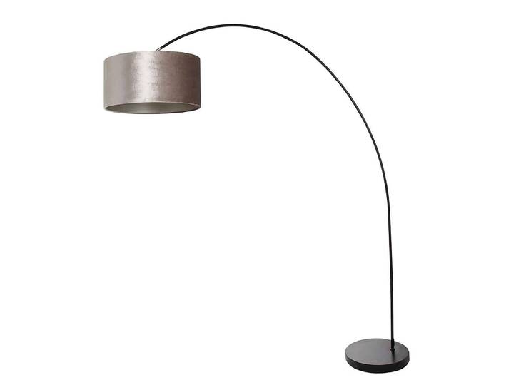 Lampadaire Solva Bambus 4 x 172 x 185cm Gris/Noir/Taupe/Noir Velours E27