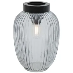 byRoom LED Lampe Rills, H25cm, smoke