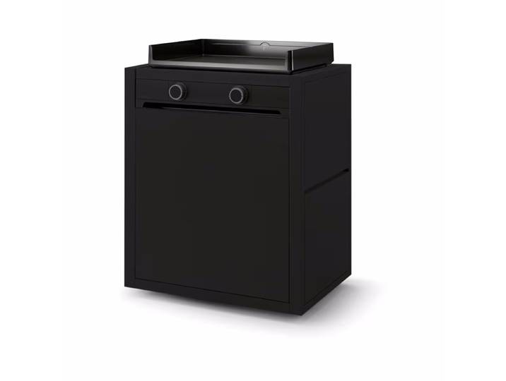 Forge Adour Modern 60 Rollwagen – Grill Ablage/Grill Rollwagen/Grill Erweiterung – schwarz